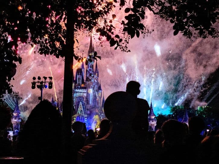 fireworks at Mickey's Not So Scary Halloween Party