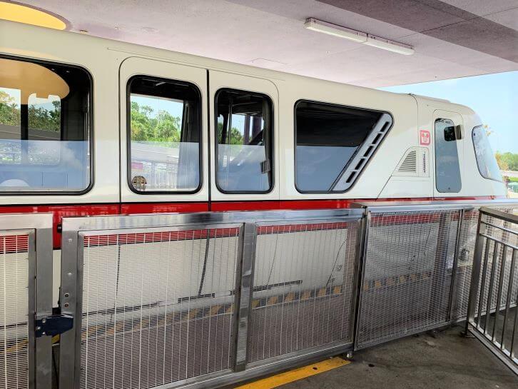 monorail transportation at grand floridian
